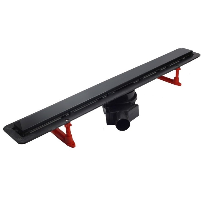 Душевой лоток Pestan Confluo Frameless Line 650 black glass 13701204 - 0