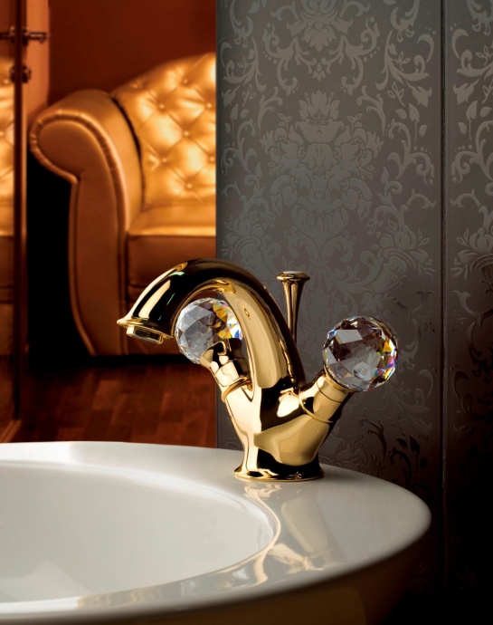 Смеситель для раковины Webert Karenina, золото  KA700102010 - 1