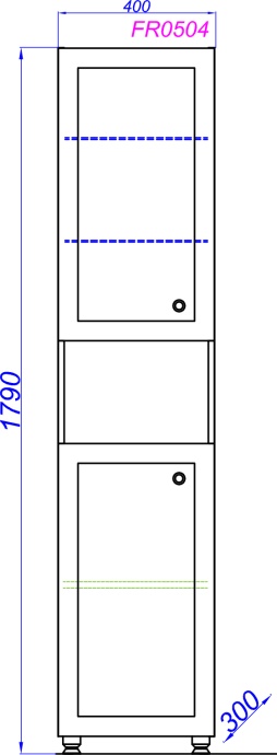 Шкаф-пенал Aqwella Franchesca 40 FR0504 - 3