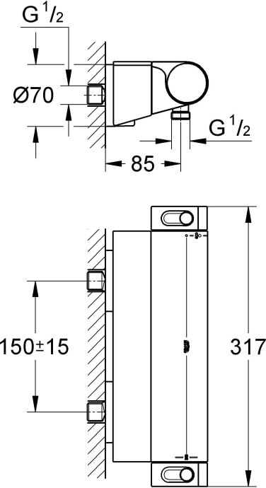 Термостат Grohe Grohtherm 2000 New 34469001 для душа - 7