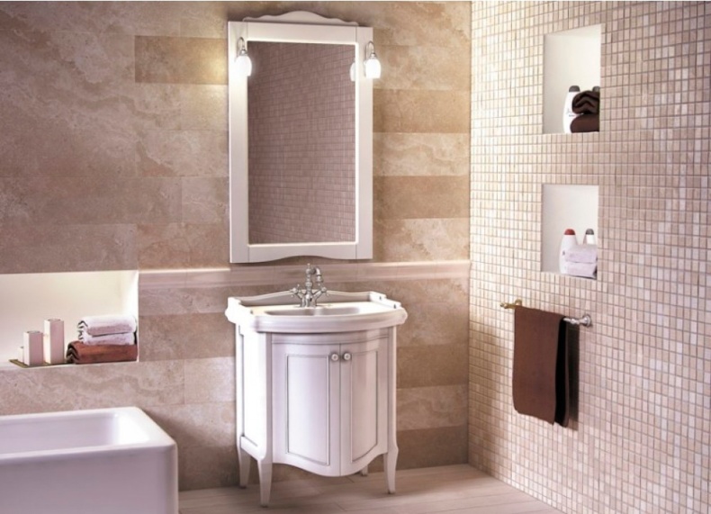 Зеркало Cezares Lorenzo bianco patinato LOR70/03.03 - 2