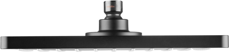 Верхний душ Swedbe Hermes черный матовый  5121B - 3