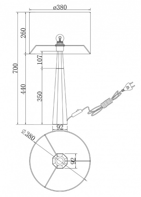 Настольная лампа декоративная Maytoni Bianco Z030TL-01BS1 - 3