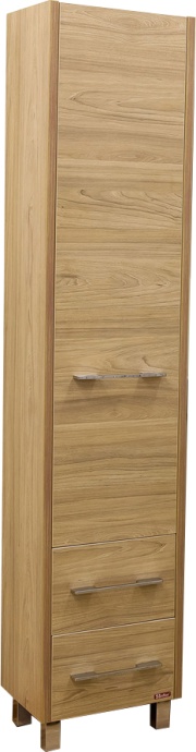 Шкаф-пенал Sanflor Ларго вяз швейцарский L Н0000000024 - 0