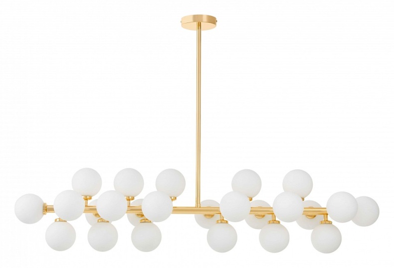 Люстра на штанге LUMINA DECO Marsiada LDP 6033-24 GD - 0