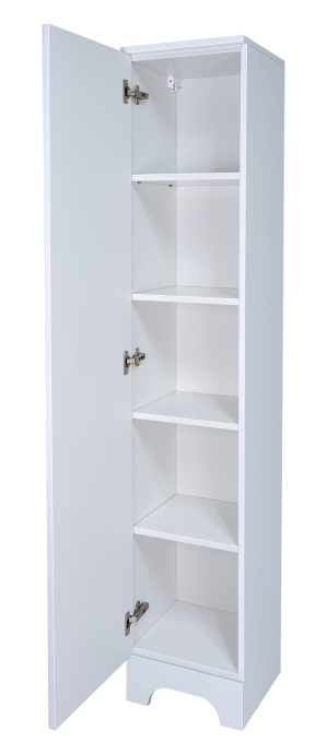 Шкаф-пенал Misty Лейла 35 левый белый матовый П-Лей0501-01Л - 1