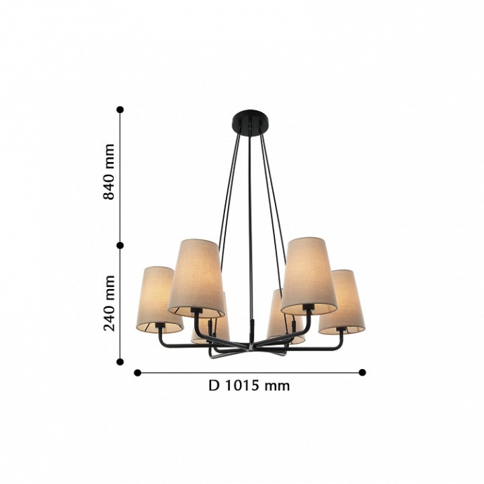 Подвесная люстра Favourite Pfefferling 2364-10P - 1