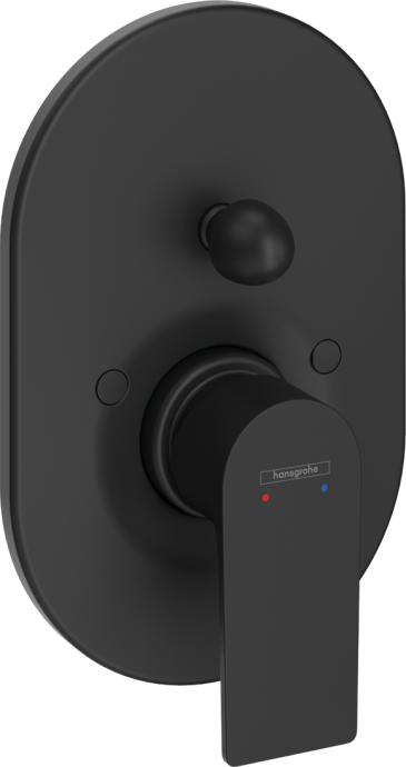 Смеситель для ванны с душем Hansgrohe Rebris E черный матовый 72459670 - 0