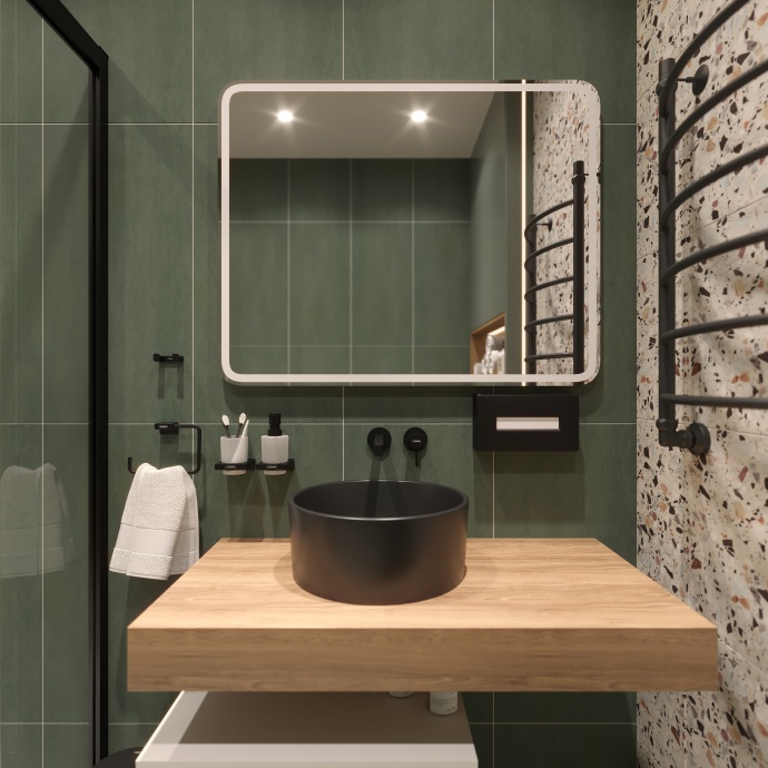 Зеркало DIWO Коломна 100 с подсветкой ЗЛП122 - 2