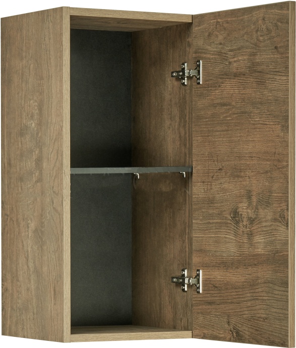 Шкаф подвесной Aquaton Лофт Фабрик 34 темное дерево 1A242803LTDY0 - 1