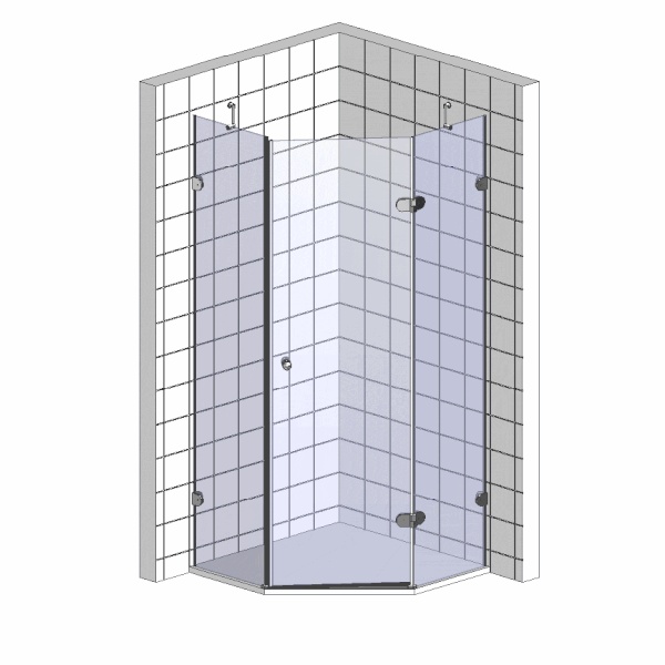 Душевой уголок Agger A03 090MCR/G 90х90, матовое стекло A03-090MCR/G - 1