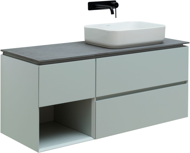 Тумба под раковину Allen Brau Infinity 120 R светло - зеленый матовый 1.21007.PWM - 1