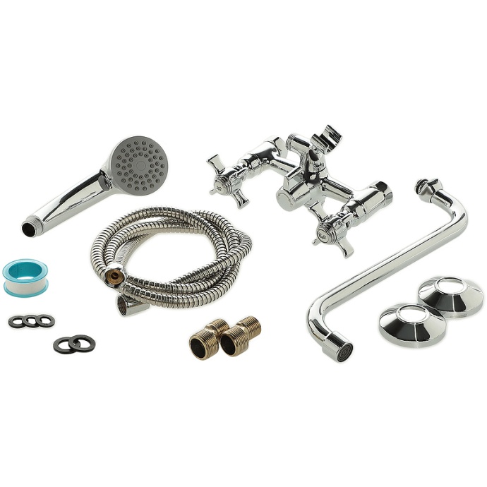 Смеситель для ванны Agger Retro-X A1722200 универсальный Хром - 3