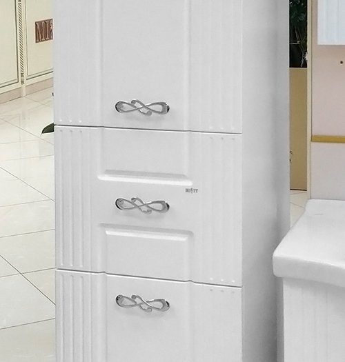 Шкаф-пенал Misty Эльбрус 40 L с бельевой корзиной П-Эль05040-011Л - 3