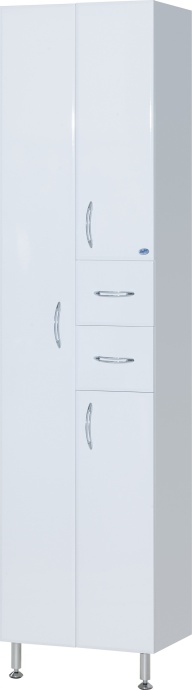 Шкаф-пенал Bellezza 50 2 ящика белый 4625106110017 - 0