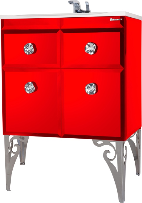 Тумба для комплекта Bellezza Луссо 65 красная 4630110110038 - 0