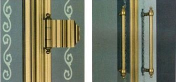 Душевой уголок Cezares Retro A P1 90 CP Br L RETRO-A-P-1-90-CP-Br-L - 3