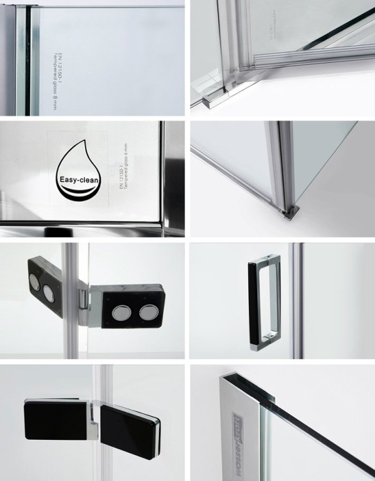 Душевой уголок Wasserkraft Aller 10H06LB black matt, 120x80 см 10H06LBLACK MATT - 3