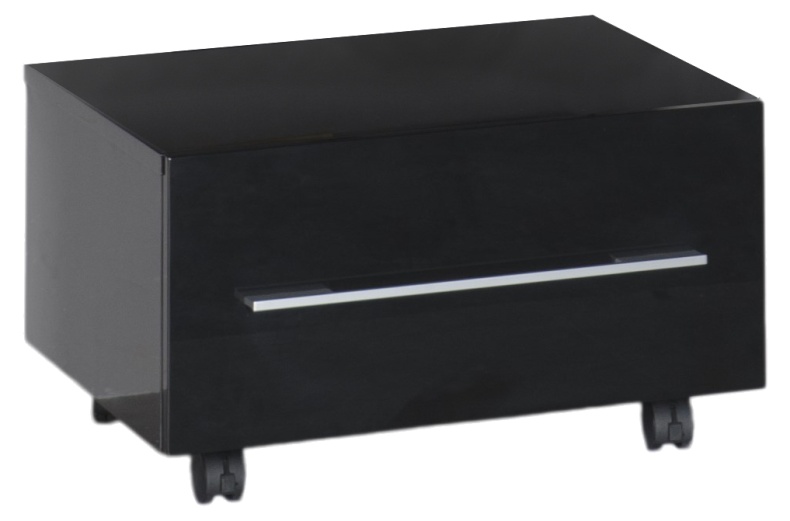 Тумба Aquanet Нота 58 подкатная, черная 00170731 - 0