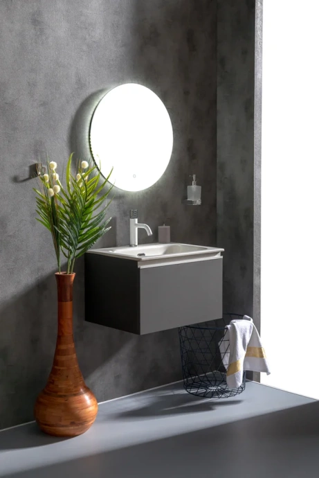 Тумба под раковину Armadi Art Vallessi 60 черный матовый 837-060-A matt - 2