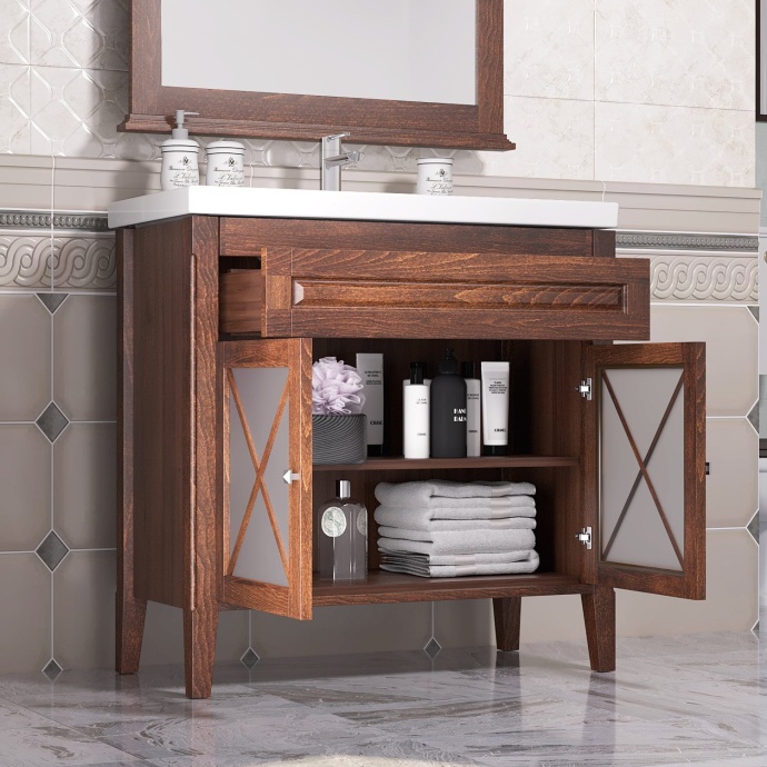 Тумба для комплекта Opadiris Палермо 90 светлый орех 00-00002356 - 3