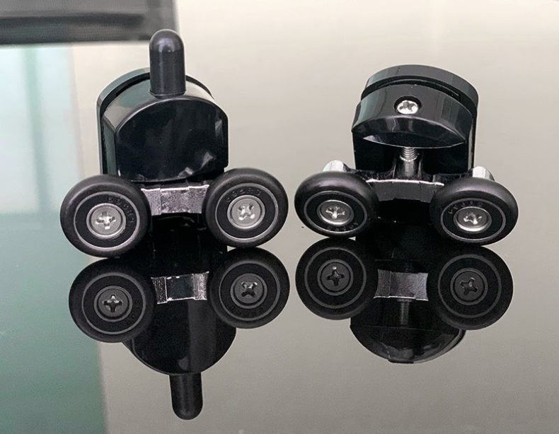 Душевой уголок ABBER Schwarzer Diamant 100х100 профиль черный  AG30100B-S100B-S100B - 5