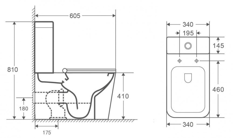 Унитаз-компакт Owl 1975 Vatter Ruta-G белый  OWLT190402 - 5