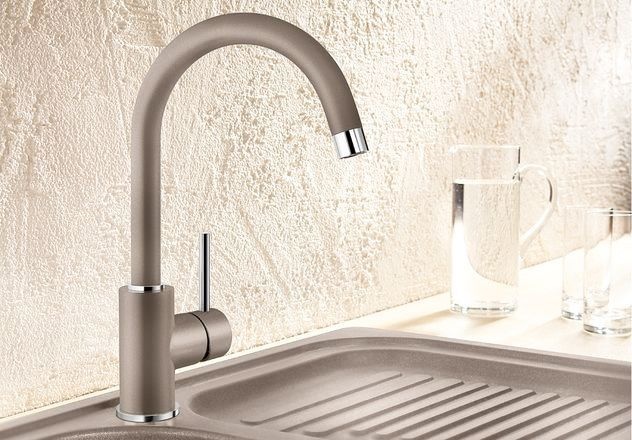 Смеситель для кухонной мойки Blanco Mida серый  524207 - 1