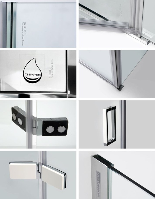 Душевая дверь в нишу Wasserkraft Aller White 10H05RW 120 см 10H05RWHITE - 2