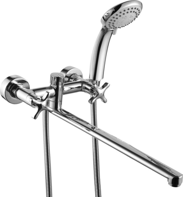 Смеситель для ванны Rossinka  хром  RS39-84 - 0