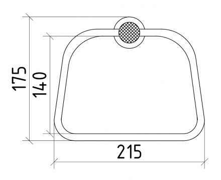 Полотенцедержатель Boheme Royal Cristal бронза 10925-BR-B - 1