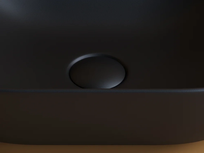 Раковина накладная Ceramica Nova Element 45.5х32.5 черная матовая CN6009MB - 3