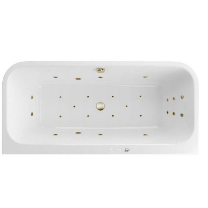 Ванна акриловая Excellent Arana Ultra 180х85 с гидромассажем белый - бронза WAEX.ARA18.ULTRA.BR - 0