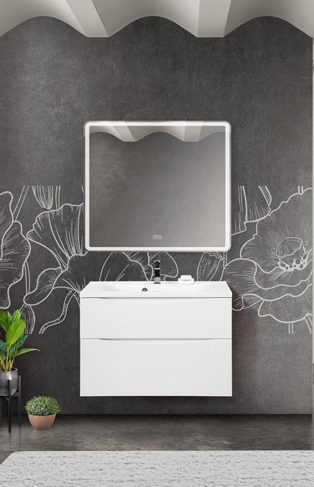 Тумба с раковиной BelBagno Marino 90 белый - 14