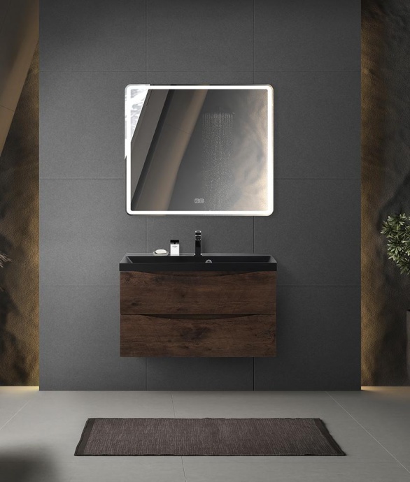 Комплект мебели Belbagno Marino 80 темное дерево  - 1