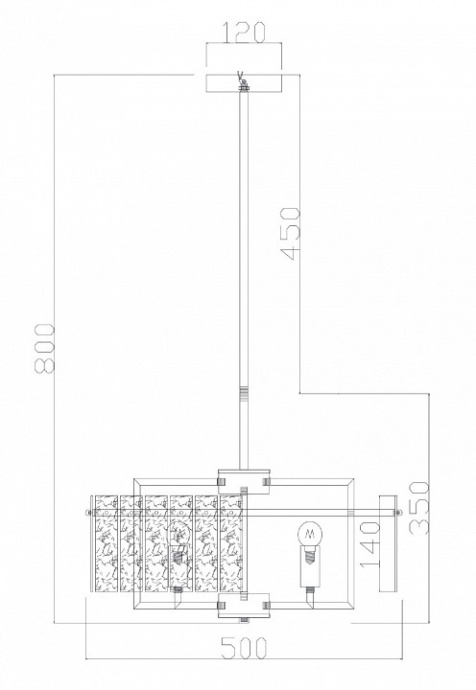 Подвесная люстра Freya Basilica FR5166PL-06BS - 4