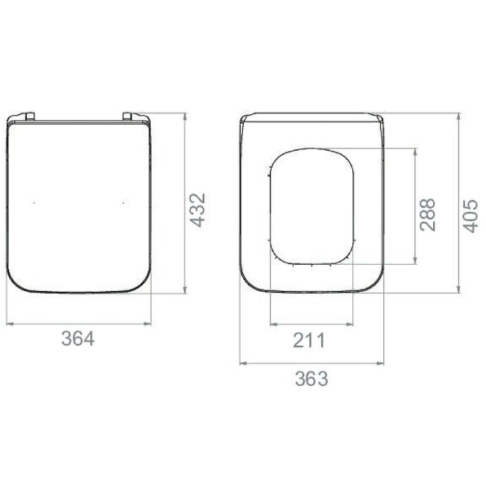 Сиденье для унитаза Boheme Zen белое матовое с микролифтом 968-WM - 1