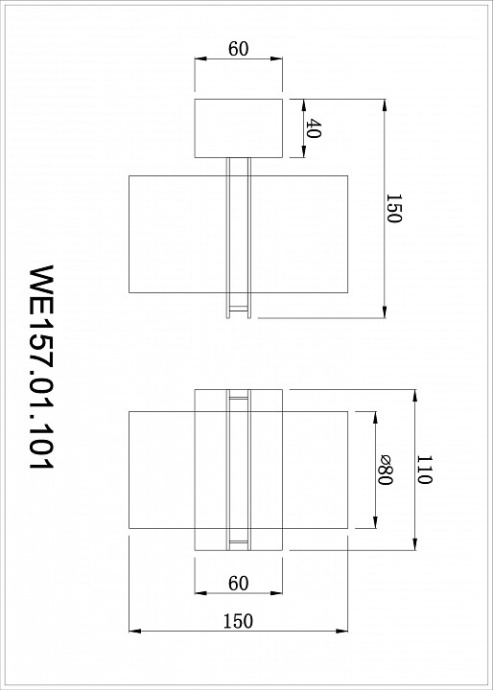 Бра Wertmark Paula WE157.01.101 - 1