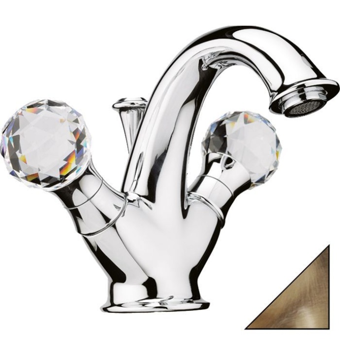 Смеситель Webert Karenina KA700102065 бронза, для раковины - 0