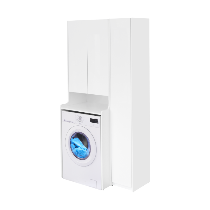 Шкаф-пенал Aquaton Лондри 30 белый глянец 1A260603LH010 - 2