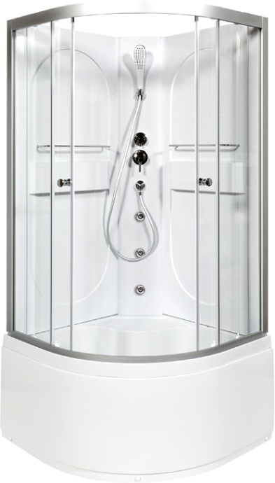 Душевая кабина Deto L 100х100  L610NGM - 0