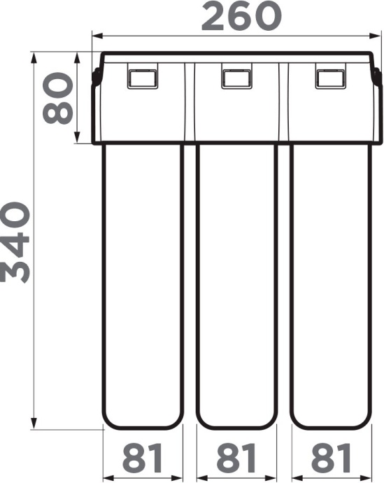 Фильтр Omoikiri Pure drop 1.0 4998001 - 4