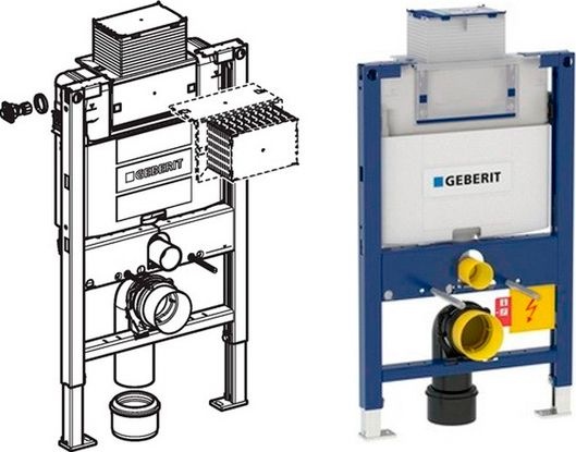 Система инсталляции для унитазов Geberit Omega 12 111.003.00.1 - 2