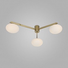 Потолочная люстра Eurosvet Opaline 70220/3 латунь - 1