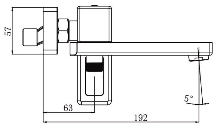 Душевой комплект Gappo G3217-6, черный матовый - 5