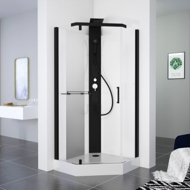 Душевая кабина Black&White Galaxy 90х90 черная матовая 8705900 - 5