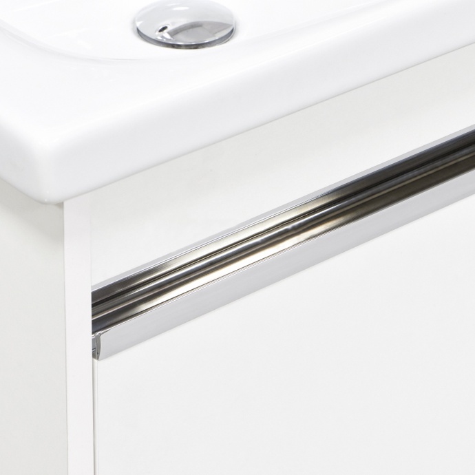 Тумба под раковину Aquaton Капри 60 белый глянцевый 1A230101KP010 - 2