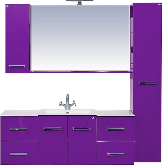 Тумба Misty Атланта 38 сиреневая Л-Атл09038-15П2Я - 3