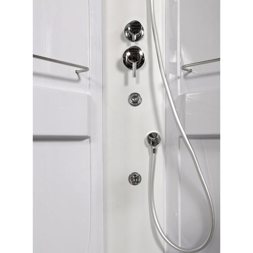 Душевая кабина Deto L 100х100 с электрикой и гидромассажем, хром  L510GM+EL - 3