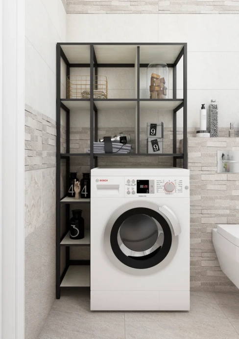 Шкаф Sanflor Лофт 170х86 черный муар  С08089 - 1